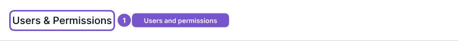 Users and Permissions page heading.